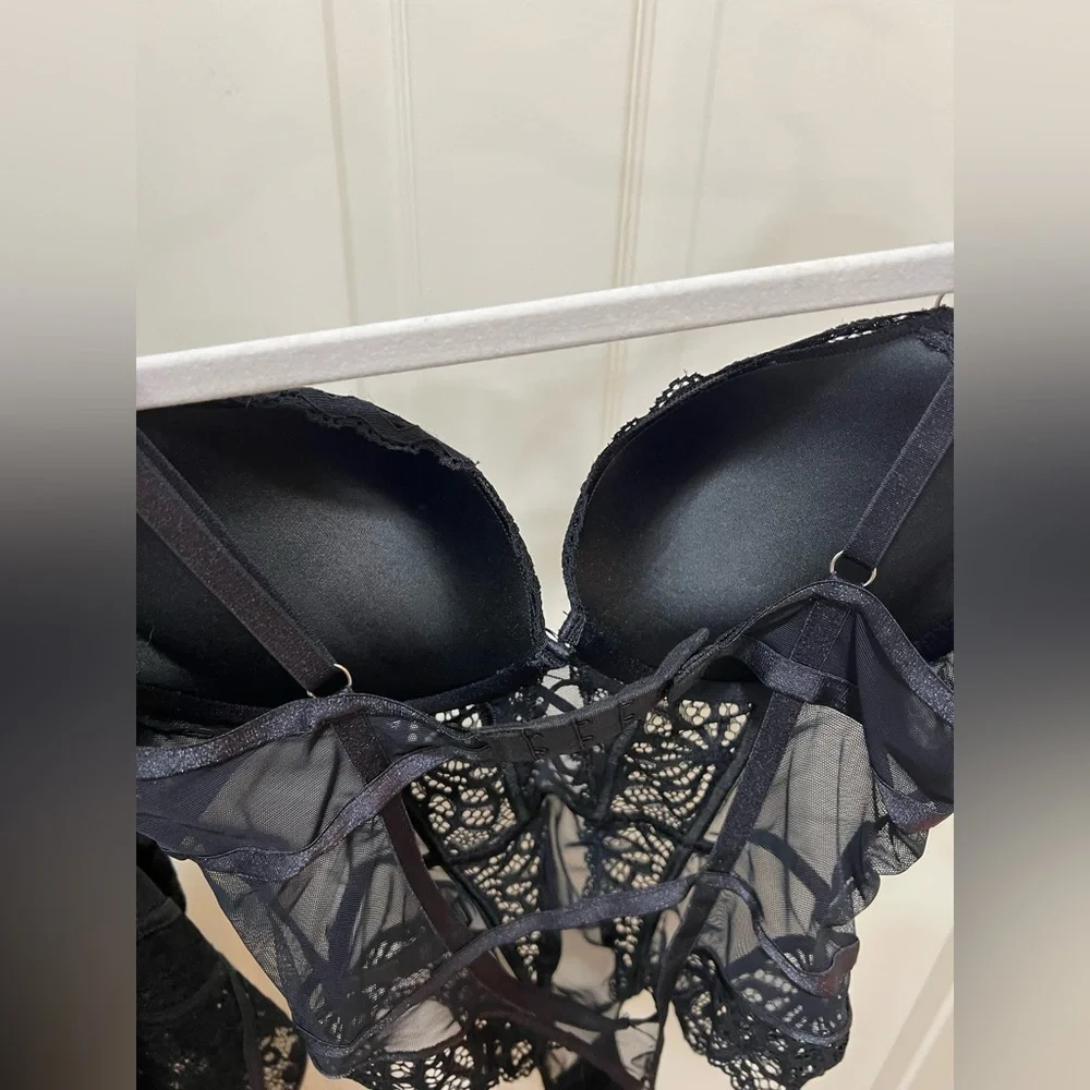 Lace Push-Up Teddy Bodysuit Lingerie NWOT - Picture 5 of 6